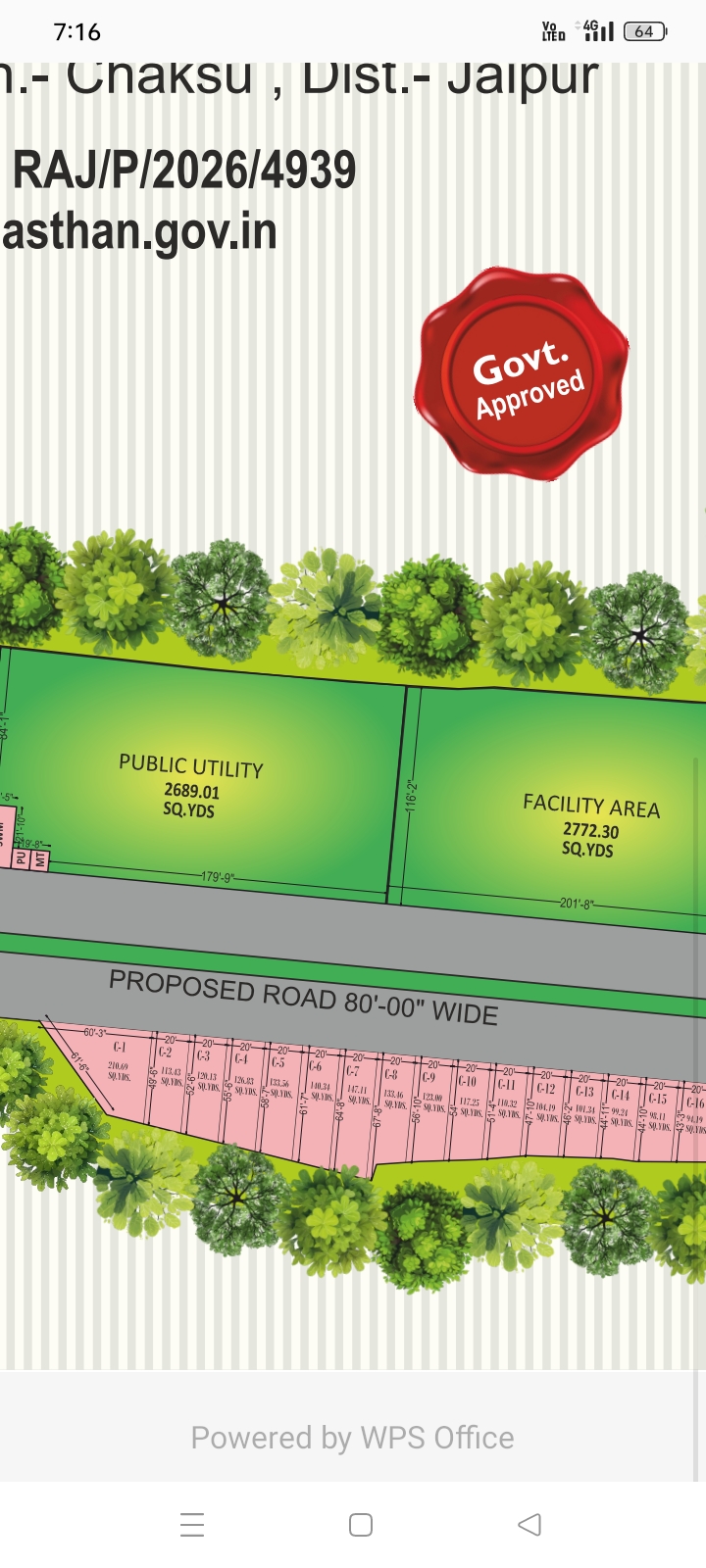 140.34 Sq-yrd Residential Land/ Plot for Sale in Tonk Road, Jaipur